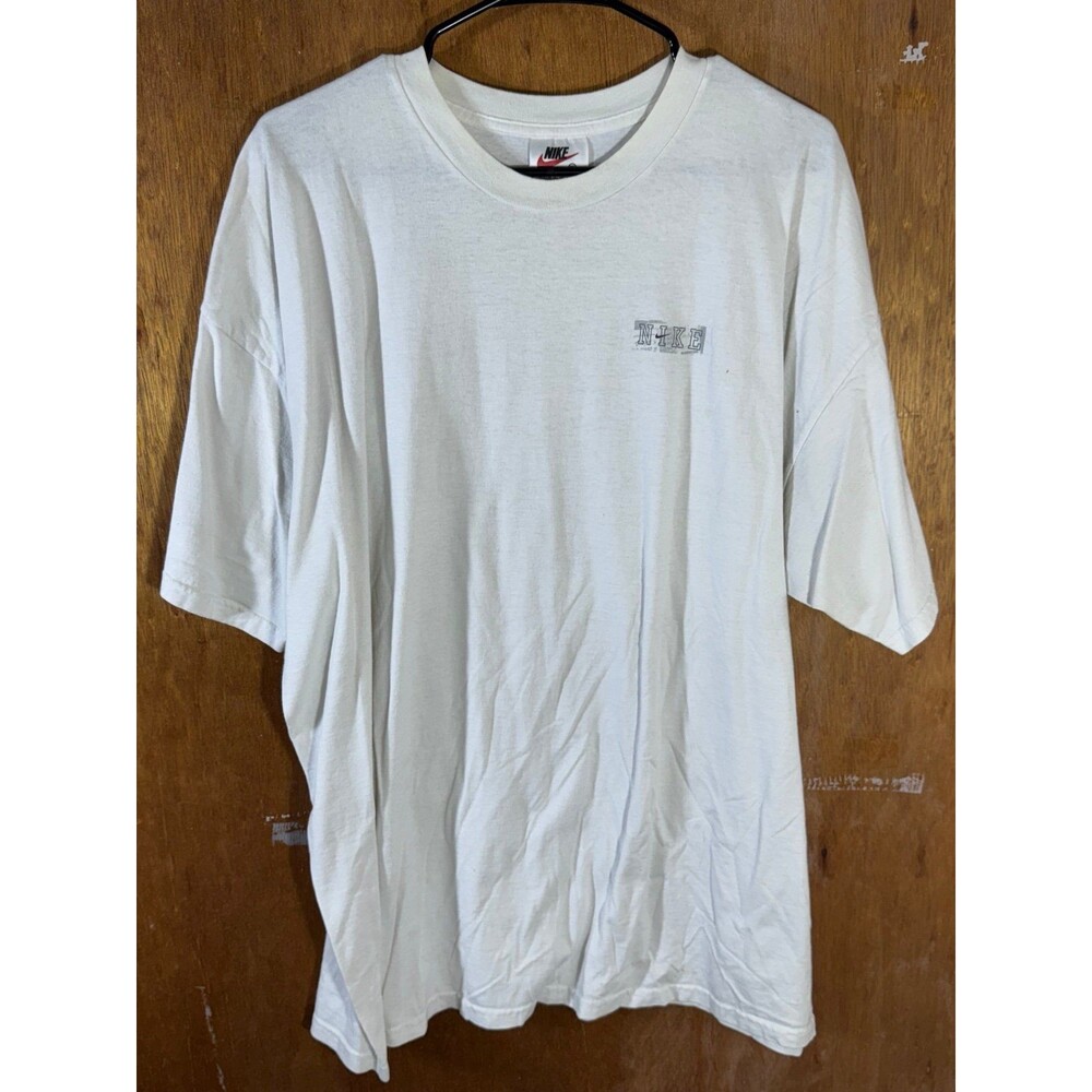 Vintage Nike Swoosh White Just Do It Shirt‎ XXL
